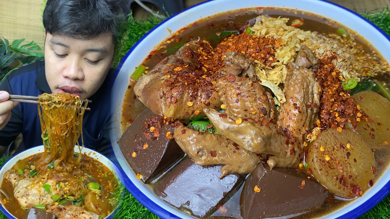 ต้มเส้นอุดรเครื่องแน่นๆ#อ๋องแอ๋งฮั่นแน้ว 