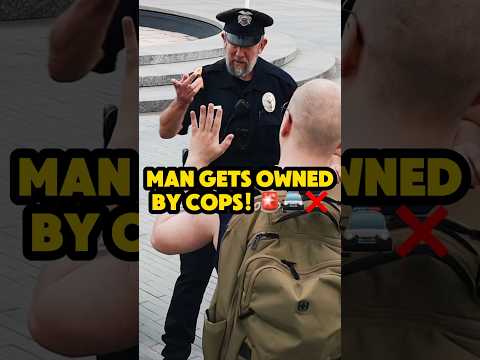 😂🚨🚔 MAN GETS OWNED BY POLICE!