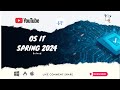 Operating System Solved Past Paper  | BSIT 5thSemester | University of the Punjab (PU) | Spring 2024