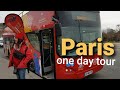 Paris hop on hop off bus city tour  france trip