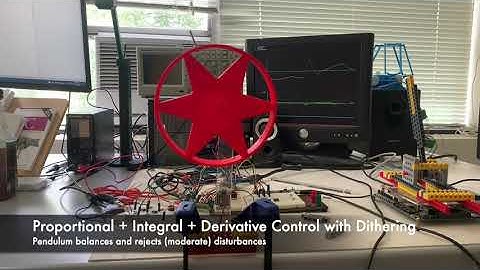 Tuning a reaction wheel inverted pendulum implemented with RP2040