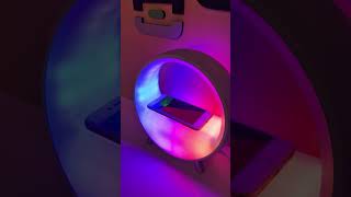 Led Smart Alarm Clock Speaker Colorful Led Wake Up Light Voice App Control