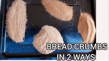 2 EASY WAYS TO MAKE BREAD CRUMBS IN 2023 WITHOUT BLENDER OR FOOD PROCESSOR #mfalh #breadcrumbs