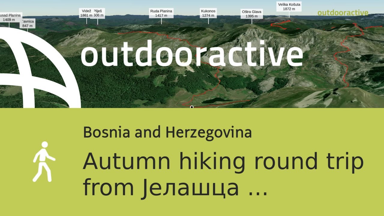 hike in Bosnia and Herzegovina: Autumn hiking round trip from Јелашца ...