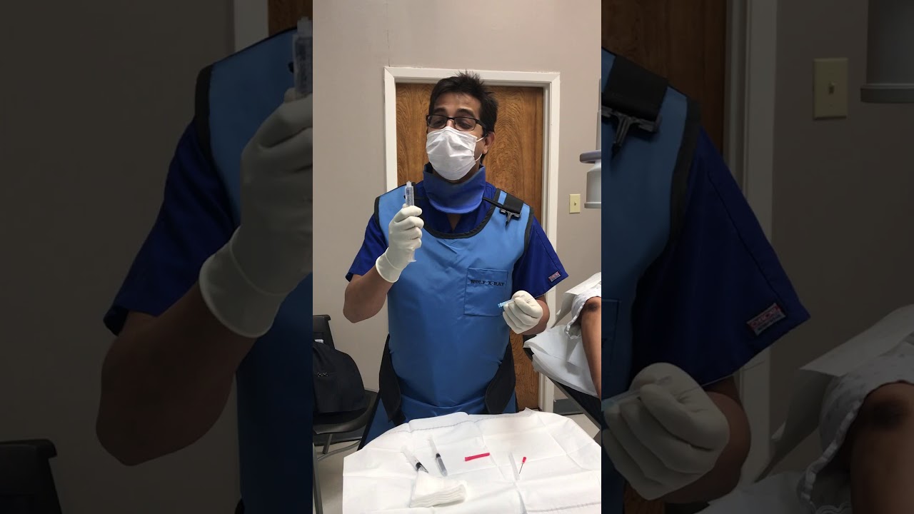 Neck Pain Management Under Local Anesthesia and patient tolerating it