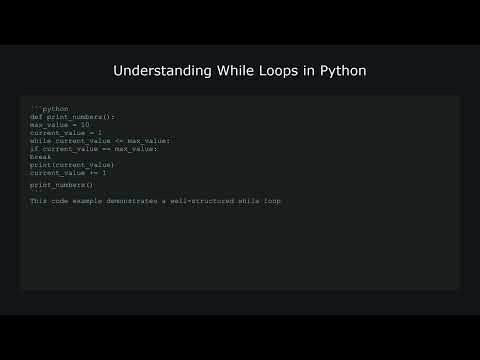 Python While Loops Explained: Master Automation & Control Flow