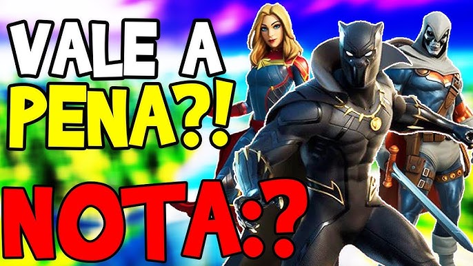 Pantera Negra, Capitã Marvel e Treinador são as novas skins de