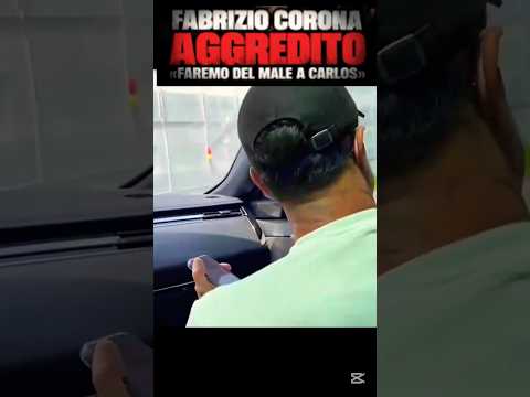 Video Fabrizio Corona estorsione e minacce a lui e al figlio per 500 euro denunciato un 20