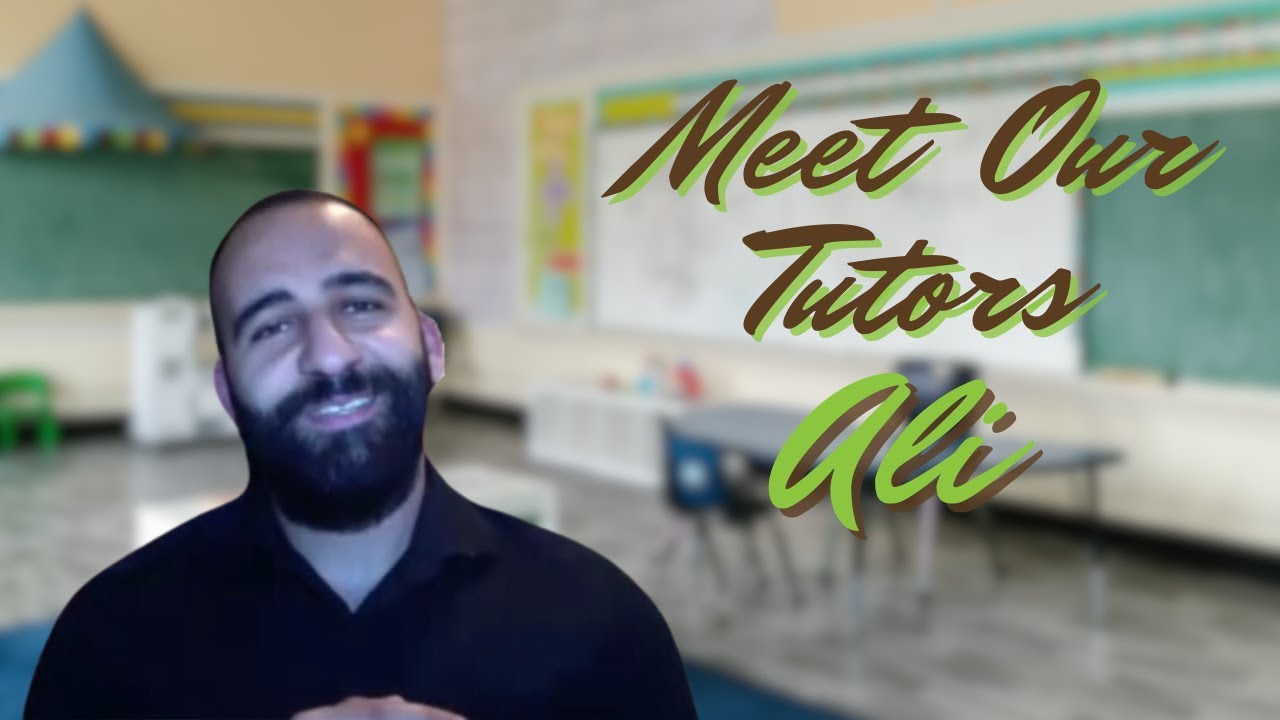 Ali Banja Math Meet Our Tutors - Ali (Chemistry/ Math) - YouTube