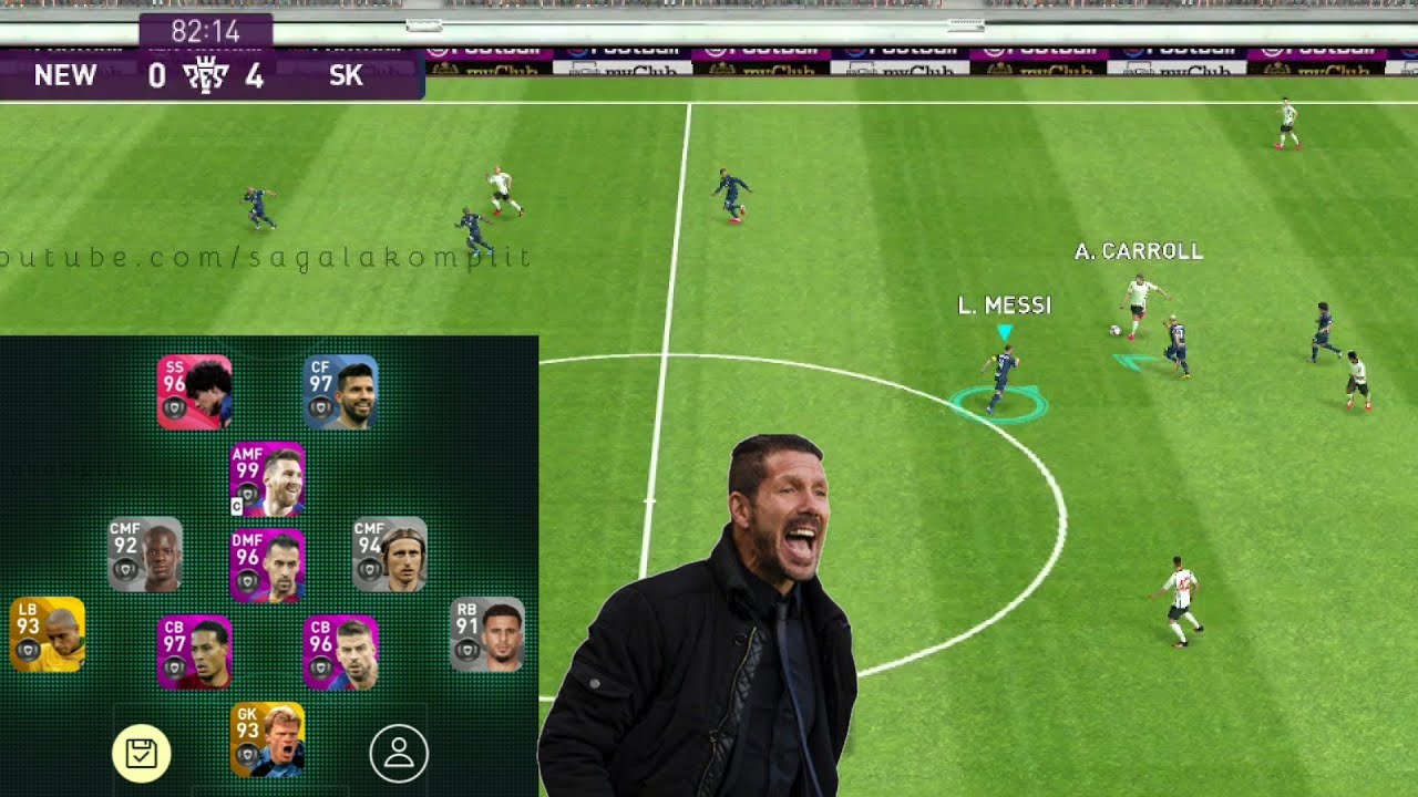 Formasi & Strategi Terbaik E-Football PES 2020 Mobile
