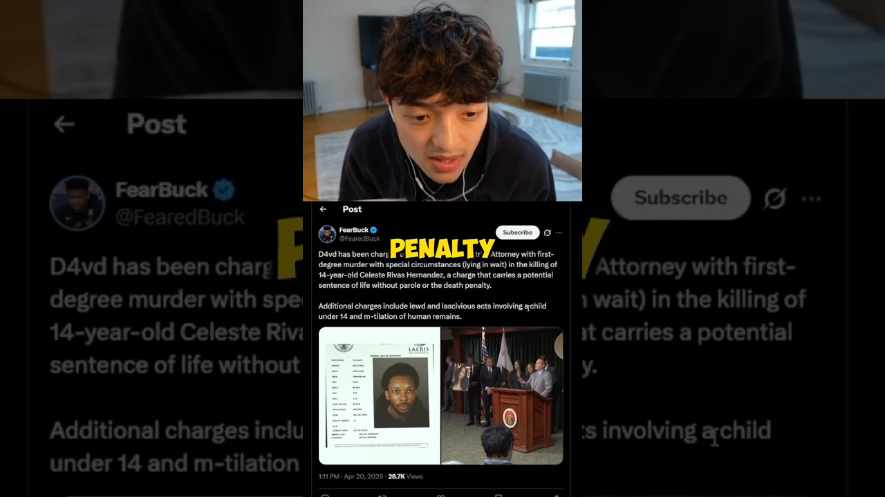 Jason Reacts To D4vd Finally Getting Arrested😲