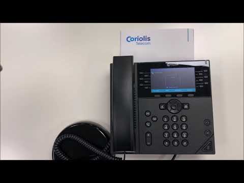 Attente et transfert d'appel Polycom VVX 250 et 450