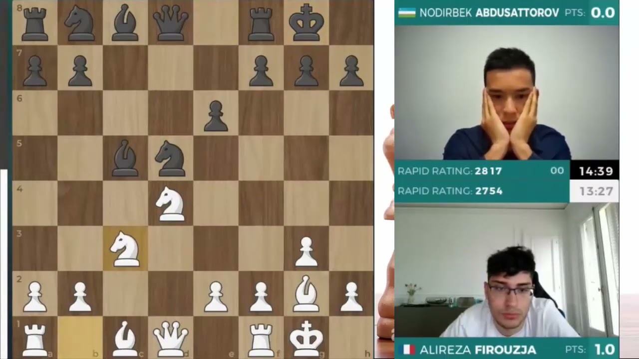 Alireza Firouzja vs Nodirbek Abdusattorov