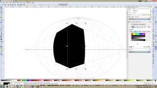 Four Point Perspective Drawing with Inkscape