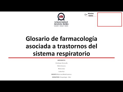 GLOSARIO DE FARMACOLOGÍA