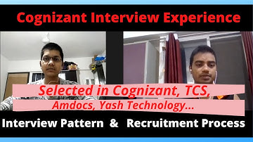 Cognizant Interview Experience | cognizant mock interview | cognizant interview process | Questions