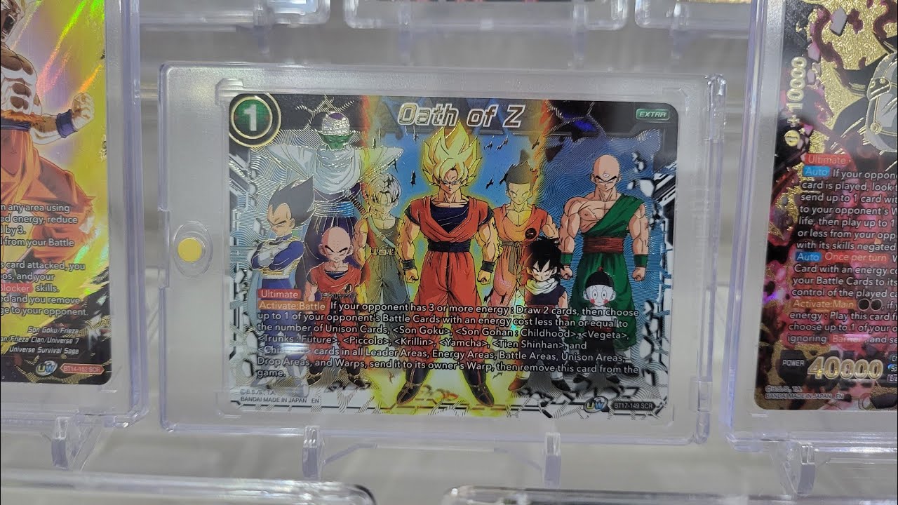 Ultimate Squad booster box - Oath of Z SCR - Kartu dragon ball card ...