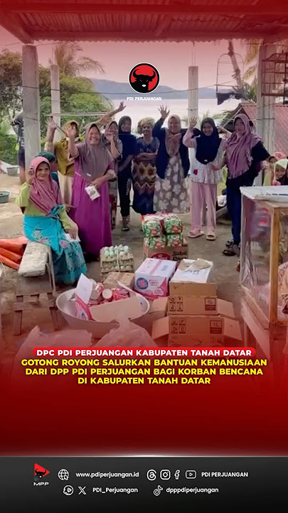 Download lagu DPC PDI Perjuangan Kab. Tanah Datar Gotong Royong Salurkan Bantuan Kemanusiaan Bagi Korban Bencana