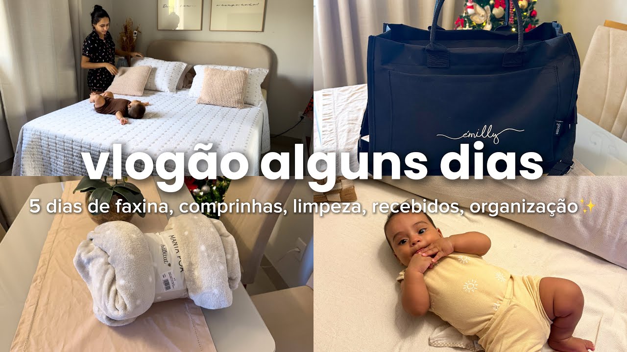 5 DIAS COMIGO | FAXINA COMPLETA, COMPRINHAS PRA CASA, RECEBIDOS, DICAS, LIMPEZA E ORGANIZAÇÃO✨