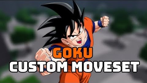 Goku Custom Moveset in TSB! (Made with Skill Builder)
