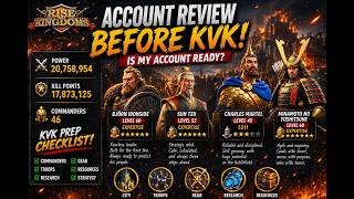 🔥 RISE OF KINGDOMS ACCOUNT REVIEW BEFORE KVK 1 🔥