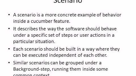 Behavior Driven Development