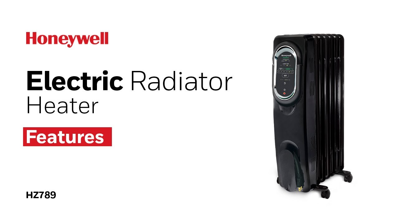 Honeywell HZ789 EnergySmart Electric Radiator Heater - Product Features -  YouTube