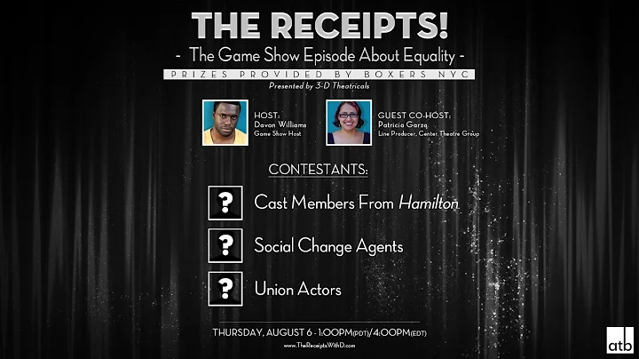 THE RECEIPTS! WITH DAVON WILLIAMS - THE GAME SHOW ...