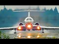Трое на керосине. Ту-134, Ан-12, Ту-154. Теплый ламповый дым от двигателей.