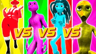 Dame tu cosita VS Patila VS El Tiger - Me Kemaste VS Bad Santa Alien Green Color dance challenge