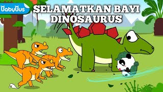 TIM Penyelamat Panda kecil | Misi menyelamatkan ibu dan bayi Dinosaurus