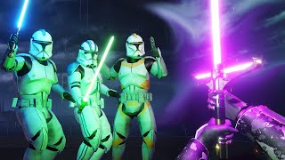 Fighting an ENTIRE CLONE LEGION in VR