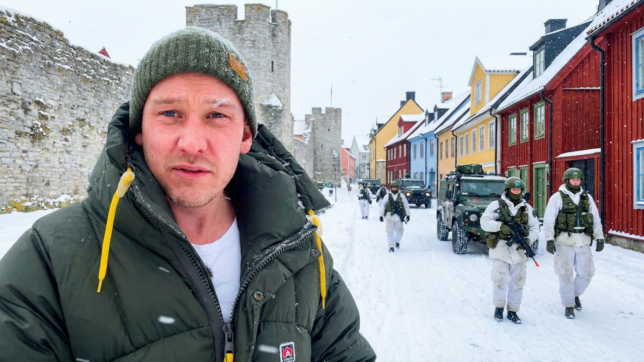 MILITÄREN, SEMLA OCH POLISHUND! GOTLANDS-VLOGG