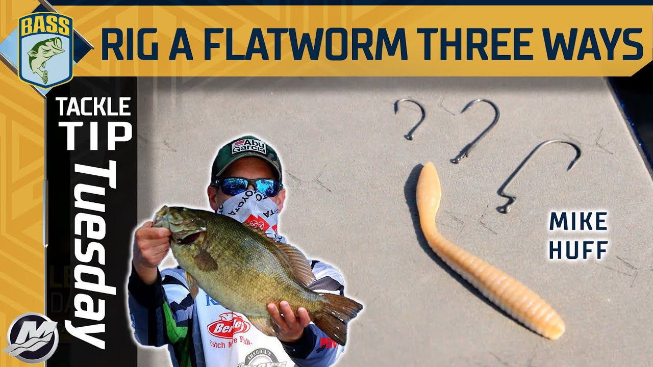 Three ways to rig the Berkley Flat Worm with Mike Huff 