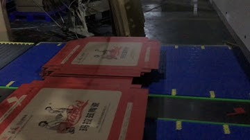 HengLi Packaging Equipment Counting paper stacker and waste cleaner Ceramic carton