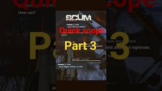 Quick scope part 3 | M82 God  #scumraid  #scumpvp  #scum