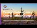 Drought Interagency Coordinating Group Meeting (11.11.2021)