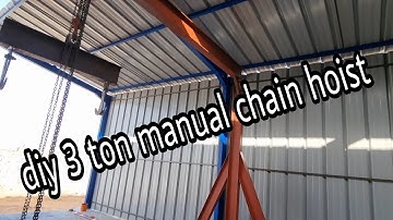 #Diy #3 ton #manual #chain  #hoist