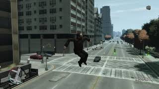 GTA4 - Ejection from a motorcycle in slow motion / 4K RTX3060