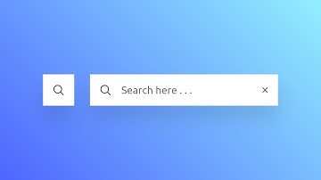 جعبه جستجوی متحرک در HTML و CSS با آیکون | جاوا اسکریپت @OnlineTutorialsYT