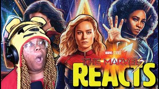 Marvel Studios The Marvels Official Trailer Reaction