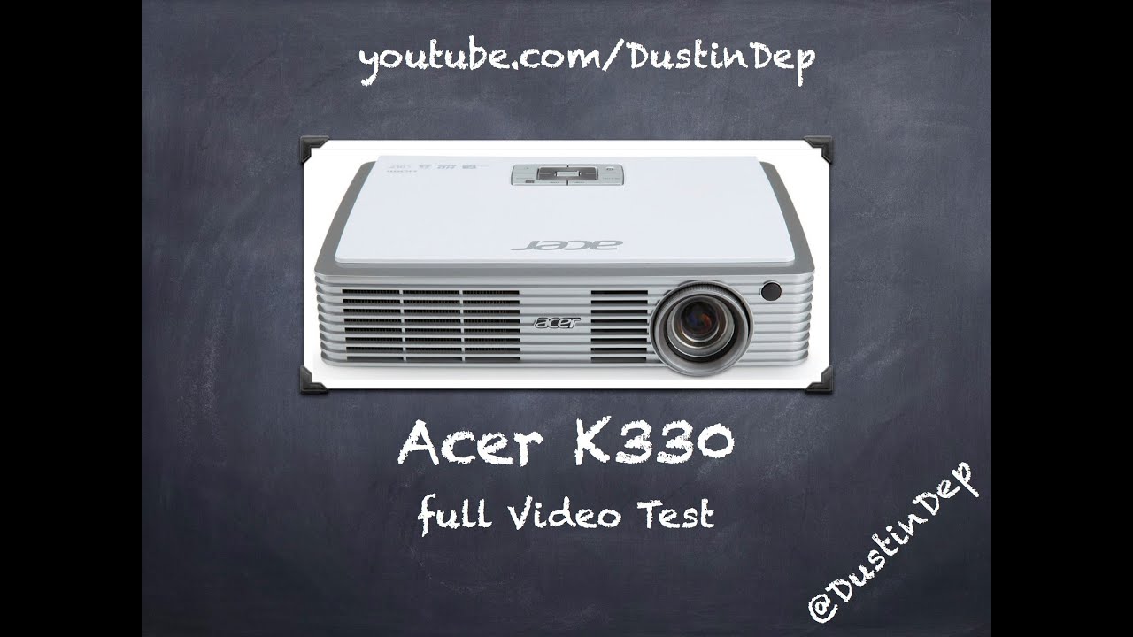 Acer k330 プロジェクター 未使用 動作確認⭕️ おまけ付き⭕️ Acer K330 projector Video Test / Best Mobile Cinema By DustinDep
