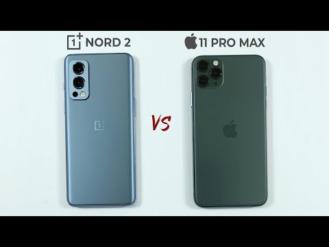 Oneplus Nord 2 vs iPhone 11 Pro Max Speed Test & Camera Comparison
