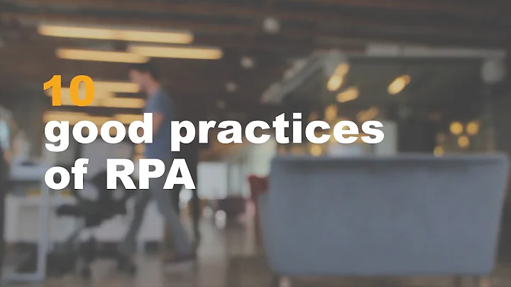10 Good Practices of RPA | Crowe