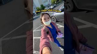 Post Night Shift Nurse Routine In 30 Seconds Travel Nurse Life