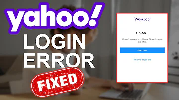 Kann mich bei Yahoo nicht mehr einloggen?