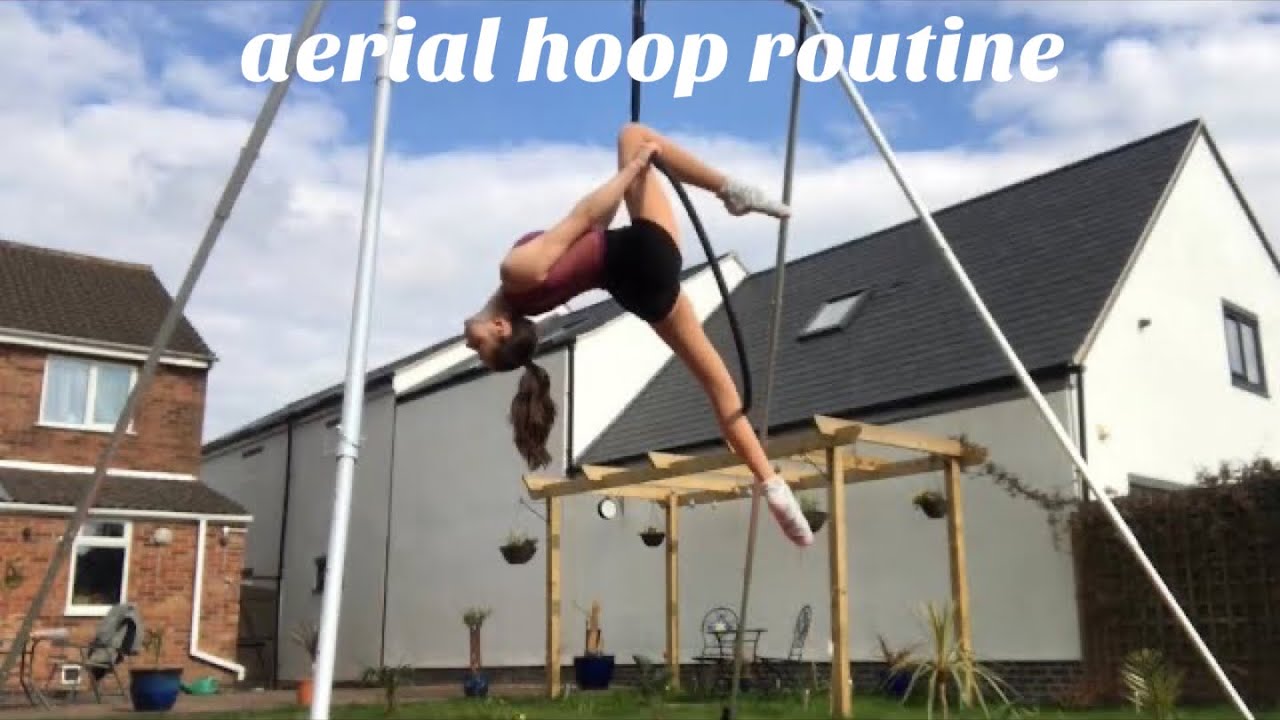 Aerial hoop routine | aerial lyra | the greatest showman | x pole a frame