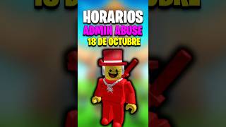 Nuevos Horarios Del Admin Abuse 18 De Octubre Evento Indonesia Ñol