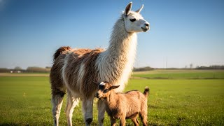Unbelievable: The Llama Who Became a Small Goat's Protector | The True Story of Elsie & Timmy