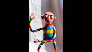 Funny Colorful Man Dance 😂 | Cute Cartoon Dance Shorts #shorts , Dancing Character | Viral Shorts